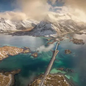 Lofoten Islands Aerial View Print Lofoten Islands Aerial View Print