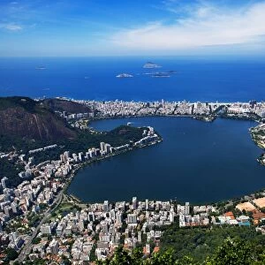 Aerial View of Rio de Janeiro From Sugarloaf Mountain, Brazil, South America