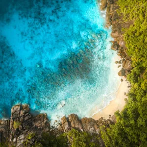 Aerial View of Seychelles