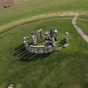 Aerial view of Stonehenge