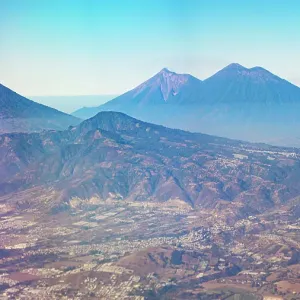 Aerial View of Volcanoes Print Aerial View of Volcanoes Print