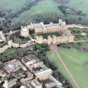 Aerial View of Windsor Castle