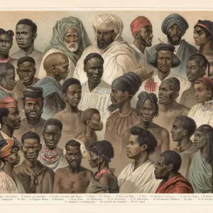 Popoli Nativi Africani, litografia, pubblicata nel 1897. Popoli Nativi Africani, litografia, pubblicata nel 1897.