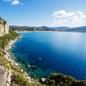 Agios Georgios beach on Corfu Island, Ionian Islands, Greece