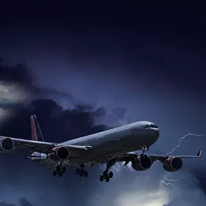 Airbus A340 Landing