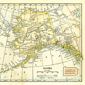 Alaska map 1898