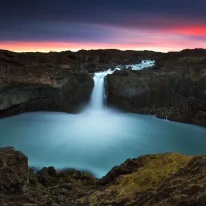 Aldeyjarfoss waterfall in Iceland Aldeyjarfoss waterfall in Iceland