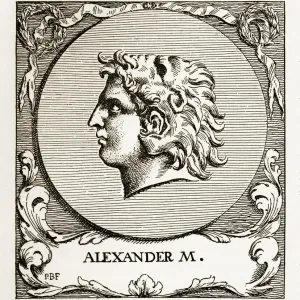 Alexander The Great, 356-323 B. C. Engraving Alexander The Great, 356-323 B. C. Engraving
