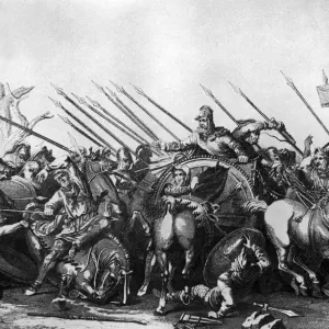 Alexander the Great Battle Print Alexander the Great Battle Print