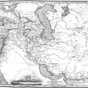 Alexander the Great Empire Vintage Map Print Alexander the Great Empire Vintage Map Print
