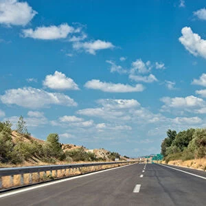 alexandroupoli, barren, clouds, color image, colour image, day, distant, greece, highway