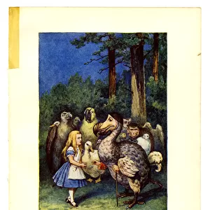 Alice and Dodo illustration, (Alices Adventures in Wonderland)