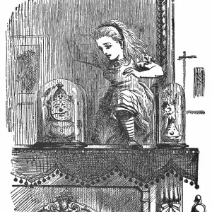 Alice Entering the Mirror in Through the Looking-Glass Alice Entering the Mirror in Through the Looking-Glass