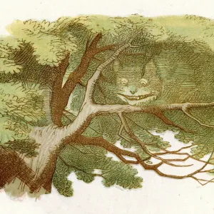 Cheshire Cat Print, 1871 Cheshire Cat Print, 1871