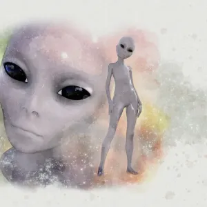 Aliens, illustration Aliens, illustration