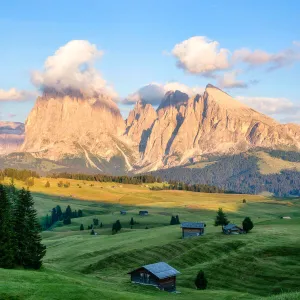 Alpe di Siusi, Summer in the Dolomites Alps