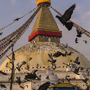 Amazing landmark of Nepal, Boudhanath Stupa