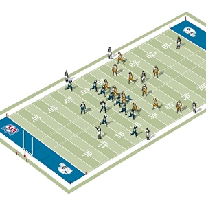 American football players and positions