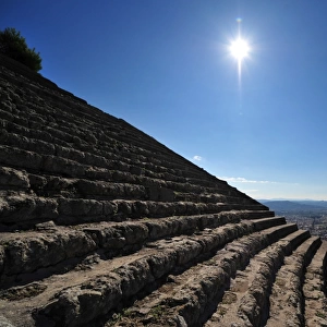 Amphitheather seatings in pergamon