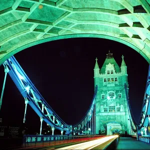 ancient, architecture, bridge, england, europe, exterior, historic, landmark, lights