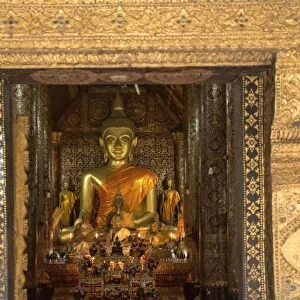 Ancient Buddhist Temple Wat Maak Mong, Luang Prabang, Laos