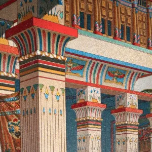 Ancient Egyptian Architecture Print Ancient Egyptian Architecture Print
