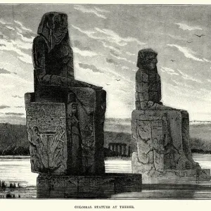 Ancient Egyptian Colossal States at Thebes Ancient Egyptian Colossal States at Thebes