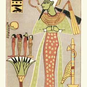 Greek Mythology Decor Prints Photographic Print Collection: Ancient Egyptian Gods and Goddesses