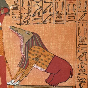 Ancient Egyptian Goddess Ammit Print Ancient Egyptian Goddess Ammit Print
