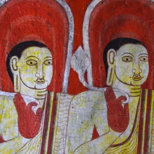 Ancient frescoes on Buddhism at Mediliya Viharaya Ancient frescoes on Buddhism at Mediliya Viharaya