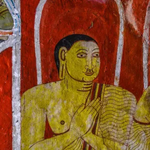 Ancient frescoes on Buddhism at Mediliya Viharaya Ancient frescoes on Buddhism at Mediliya Viharaya