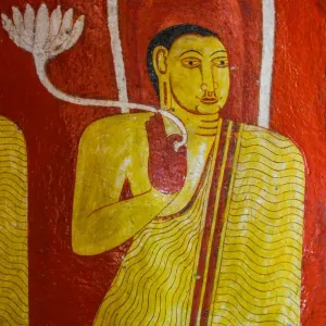 Ancient frescoes on Buddhism at Mediliya Viharaya Ancient frescoes on Buddhism at Mediliya Viharaya