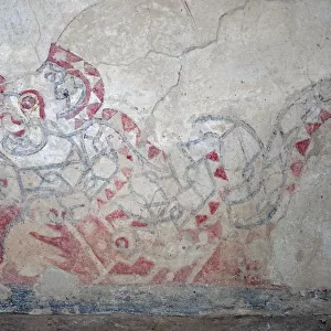 Ancient Mural at Teotihuacan