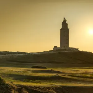 The ancient Roman lighthouse of tower of Hercules The ancient Roman lighthouse of tower of Hercules