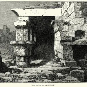 Ancient Ruins at Dendera Ancient Ruins at Dendera