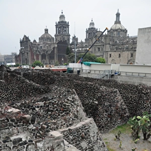 Ancient Ruins of Tenochtitlan, Mexico City