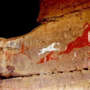 Ancient Sahara Hunting Scene, Libya