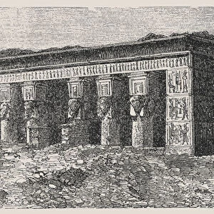 Ancient temple Ruins at Dendera