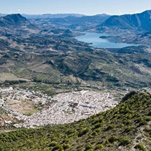 The Andalusian town of Algodonales, Sierra de Cadiz, Sierra de Lijar, Cadiz province, Andalucia, Spain