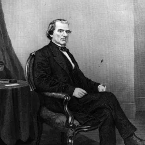Andrew Johnson Print circa 1866 Andrew Johnson Print circa 1866