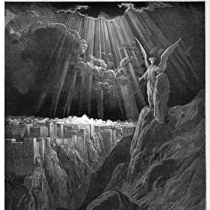The Angel showing Jerusalem to St. John 1870