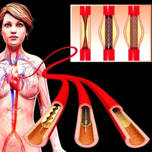 Angioplasty, computer artwork