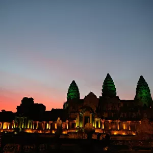 Angkor Wat Temple at Sunset