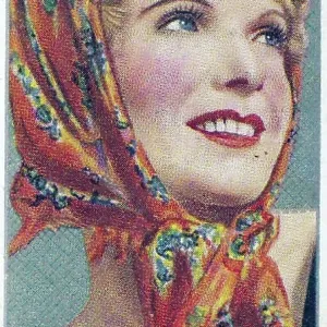 Anna Neagle Print, 1936 Carreras Tobacco Card