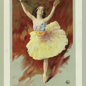 Anna Pavlowa assisted by M. Novikoff and Imperial Russian dancers