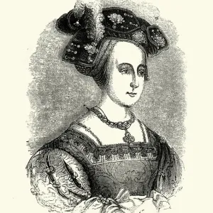 Anne Boleyn Vintage Print