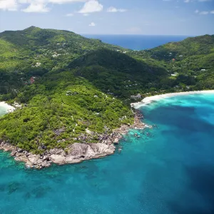 Anse Takamaka and Anse Intendance, Southern Mahe, Mahe, Seychelles, Africa, Indian Ocean