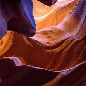Antelope Canyon Light Print on Sandstone Wall Antelope Canyon Light Print on Sandstone Wall
