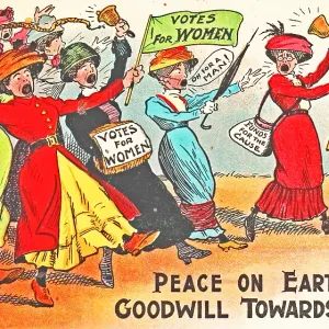 Anti-Suffrage Christmas Card Anti-Suffrage Christmas Card
