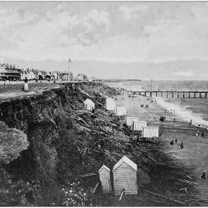Antique black and white photograph of England and Wales: Clacton Antique black and white photograph of England and Wales: Clacton